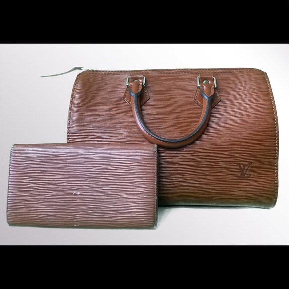 **SOLD**Louis Vuitton Epi Speedy 25 Set - Picture 2 of 7